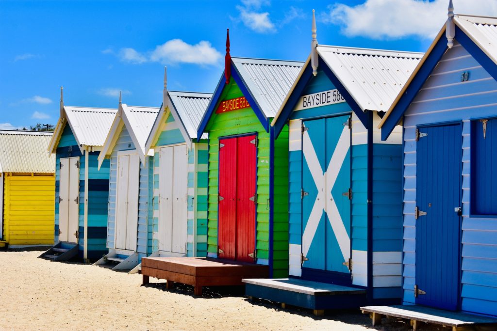 Brighton Bathing Boxes Melbourne