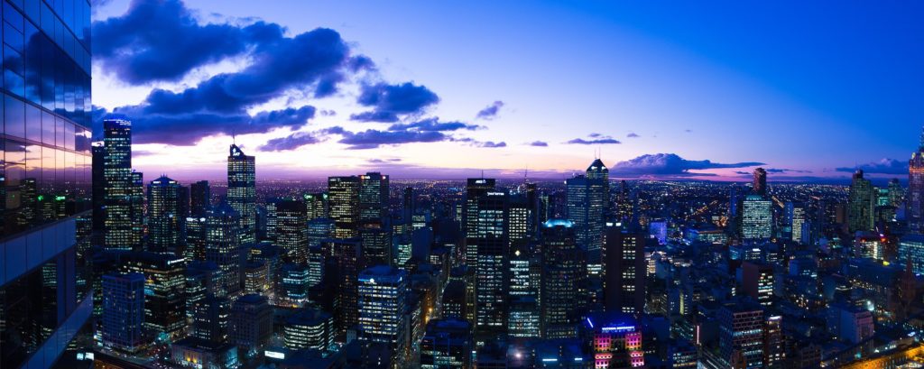 Melbourne City Skyline